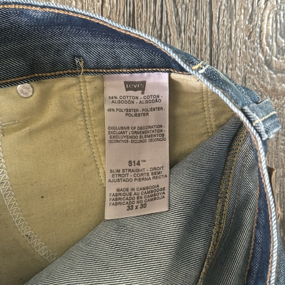 LEVI STRAUSS & CO MEN JEANS, 514” SIZE 33-30 - Picture 12 of 12